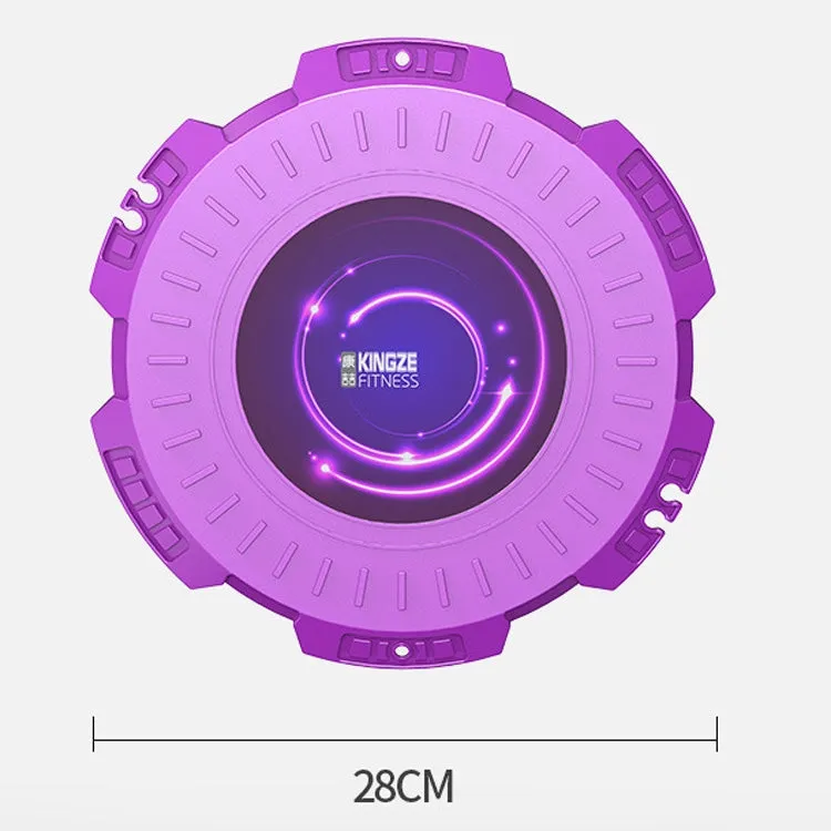 KINGZE Home Waist Twist Board Fitness Equipment Sports Abdomen Revolving Twisting Machine, Specification: Purple