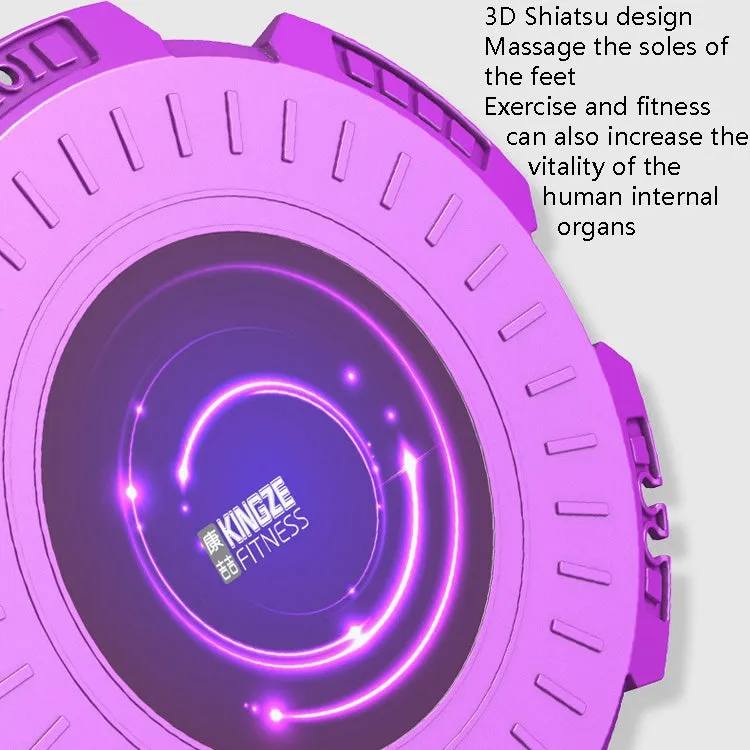 KINGZE Home Waist Twist Board Fitness Equipment Sports Abdomen Revolving Twisting Machine, Specification: Purple