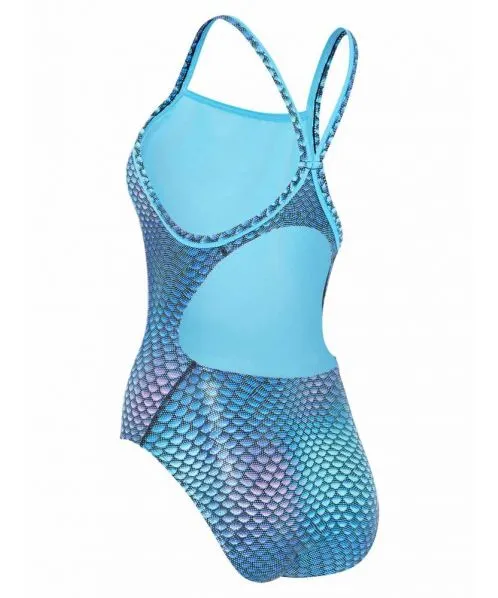 MARU Women's Python Sparkle Ace Back Swimsuit