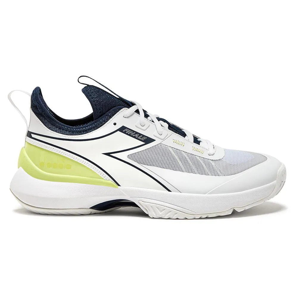 Men`s Finale AG Tennis Shoes White and Pageant Blue