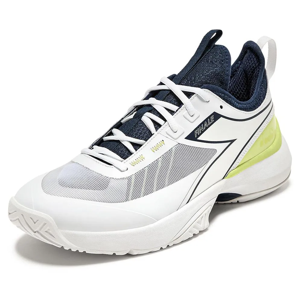 Men`s Finale AG Tennis Shoes White and Pageant Blue
