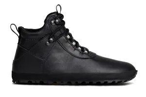 Men's Hiker black xWide barefoot ankle trekking boots