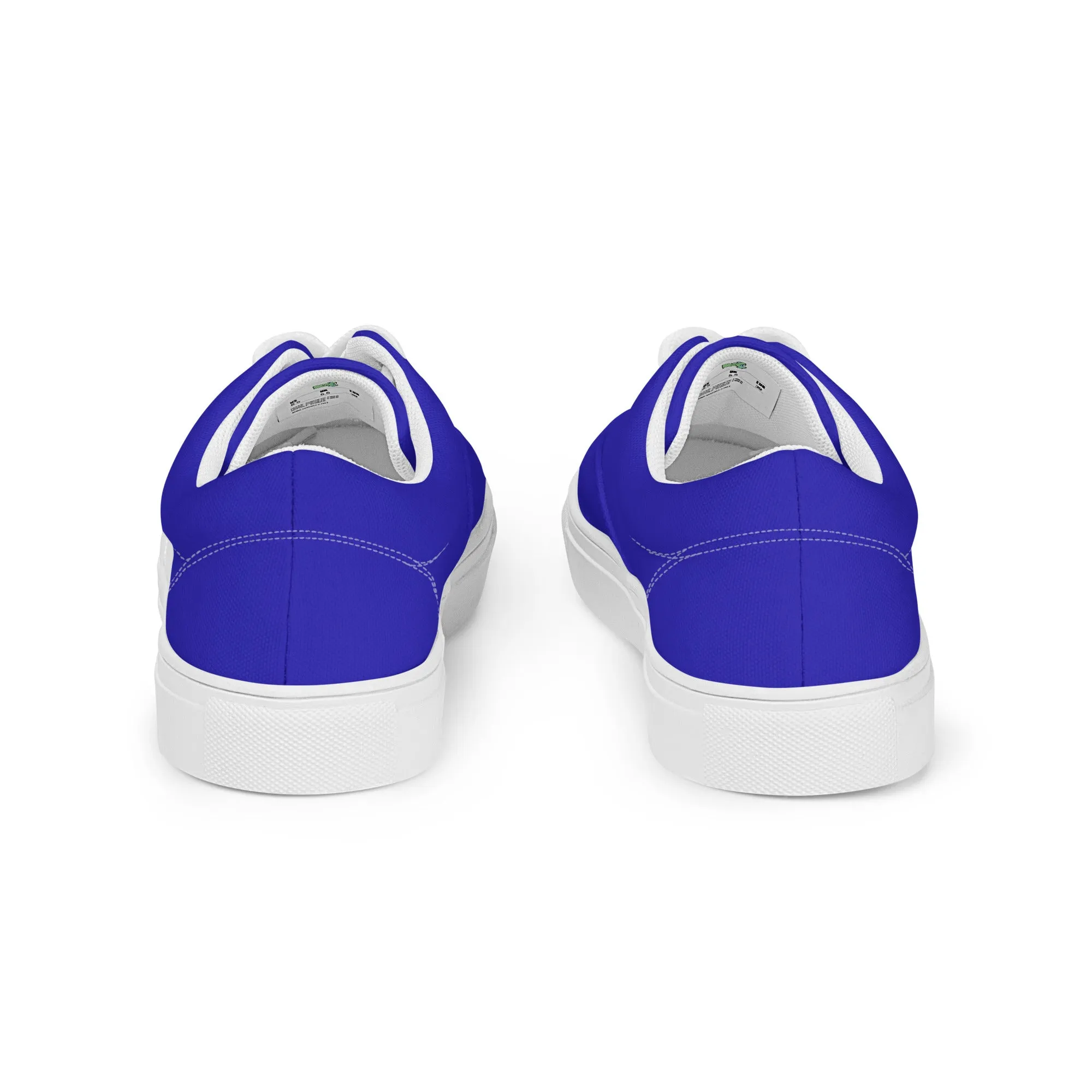 Men’s Royal Blue lace-up canvas shoes, Royal Blue Casual Shoes