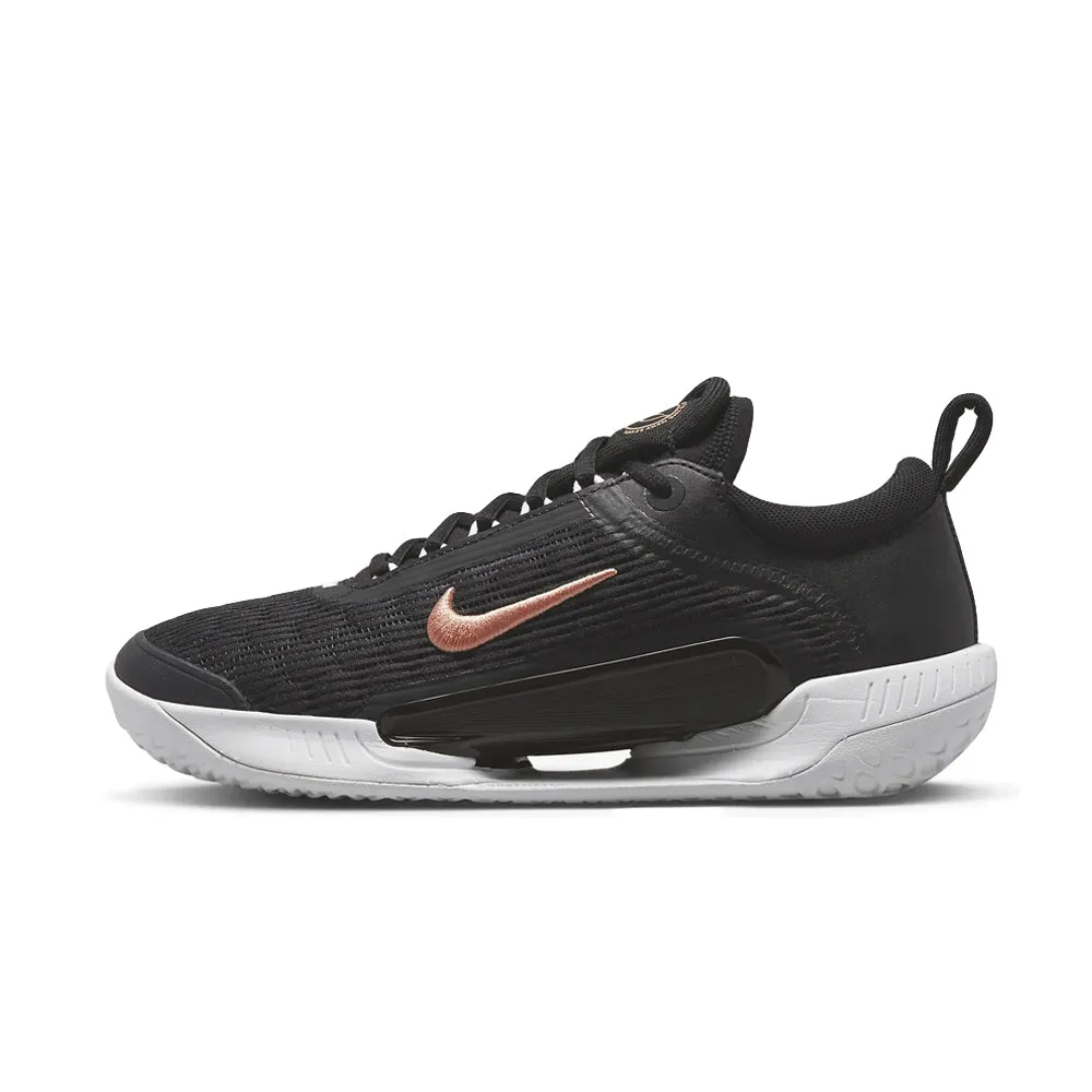 Nike Court Air Zoom NXT (Women's) - Black/White/Metallic Red Bronze