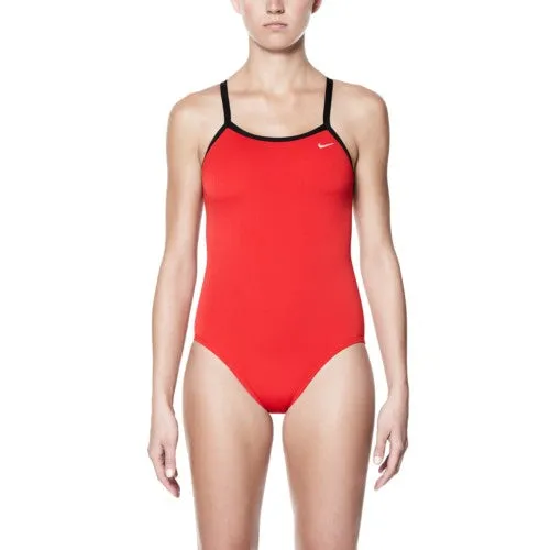 NIKE Poly Solids Women Swim Performance Racerback One Piece