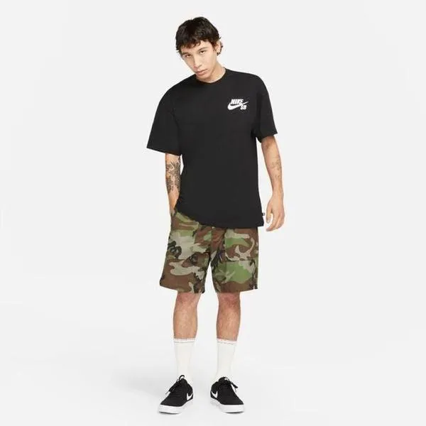 Nike SB Classic Logo Skate Tee Black