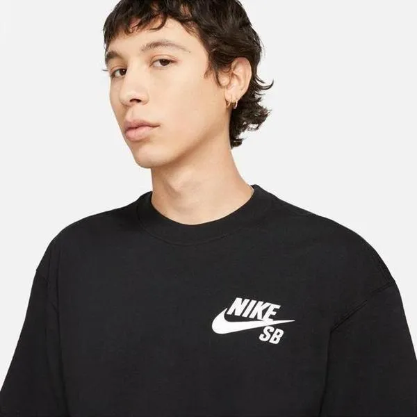 Nike SB Classic Logo Skate Tee Black