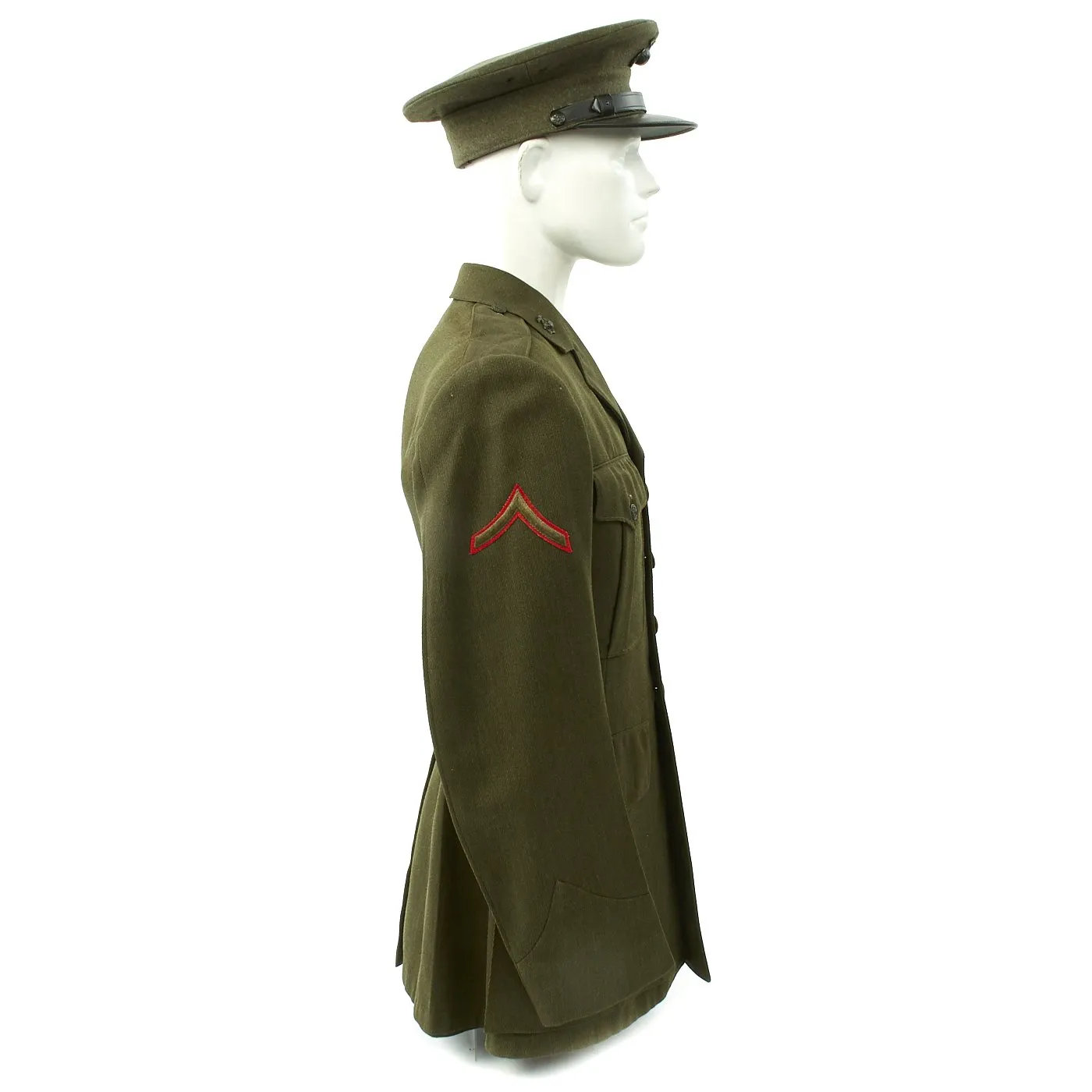 Original U.S. WWII USMC Paramarine 1st Parachute Battalion Named Silver Star Grouping