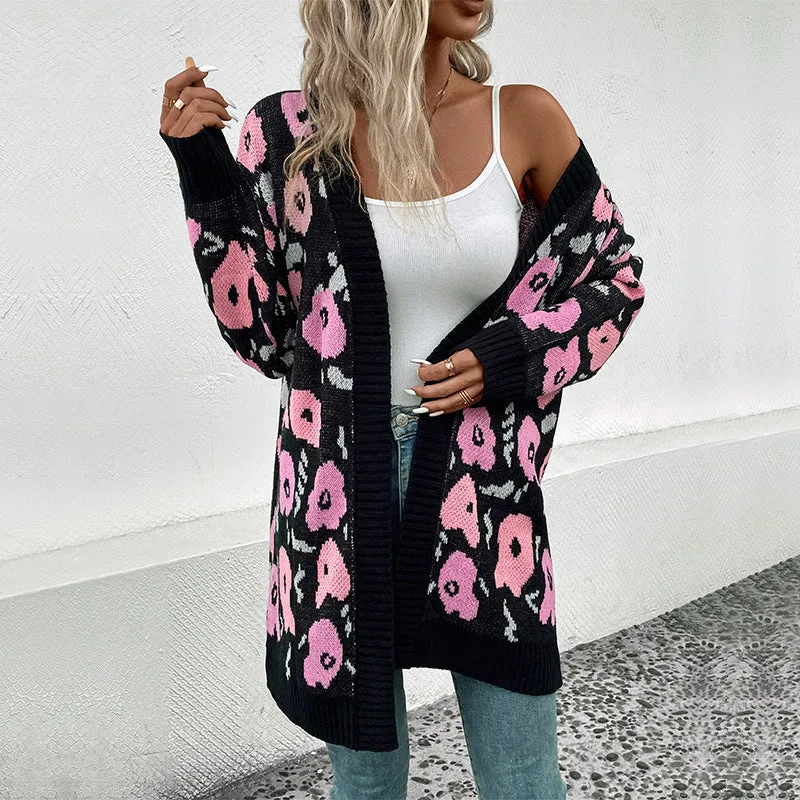 PEOPLETERRITORY New Hot Trade Wholesale New Autumn New   Casual Women's Cardigan Sweater Women