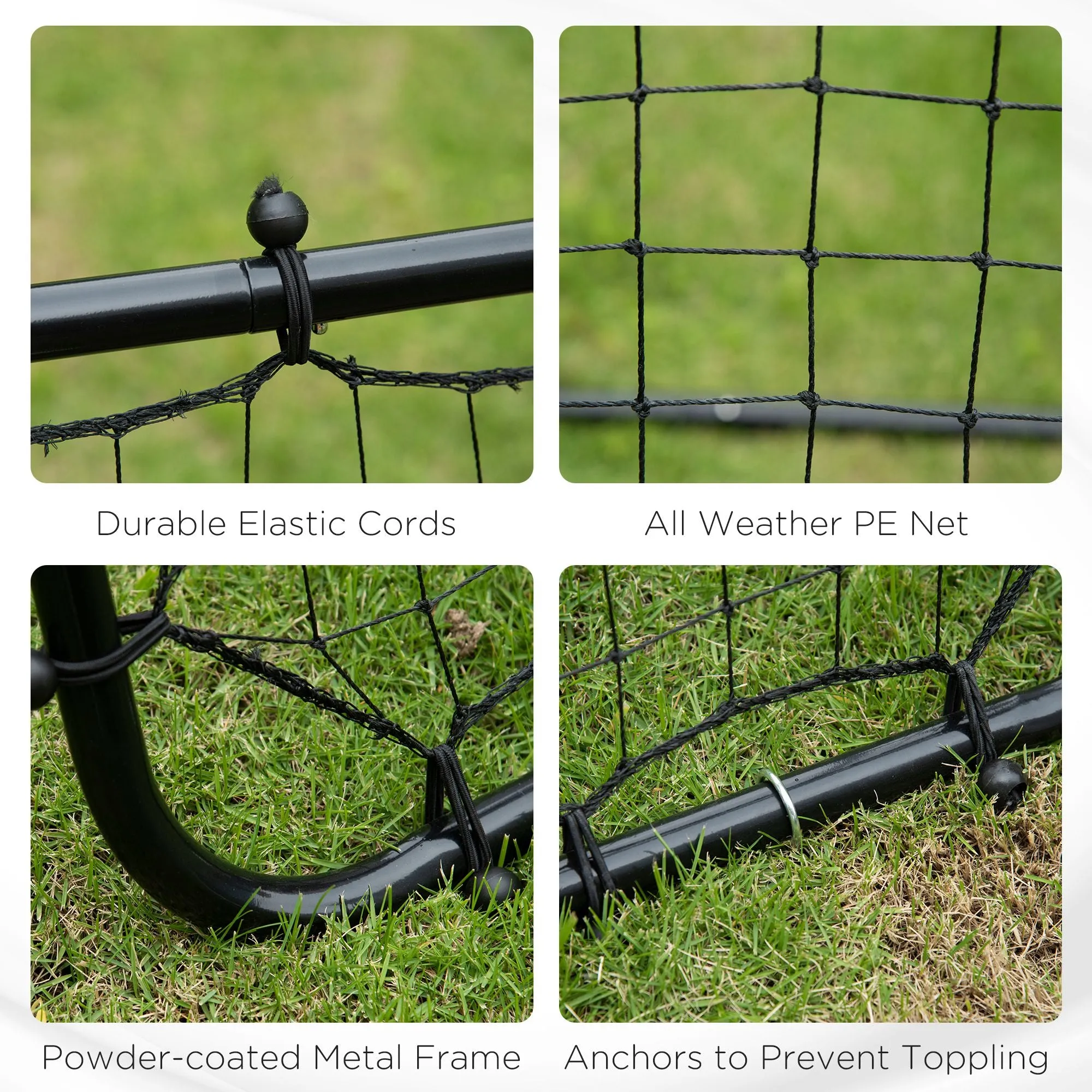 Rebounder Net Goal for Kids, Adults, Baseball, Football Training