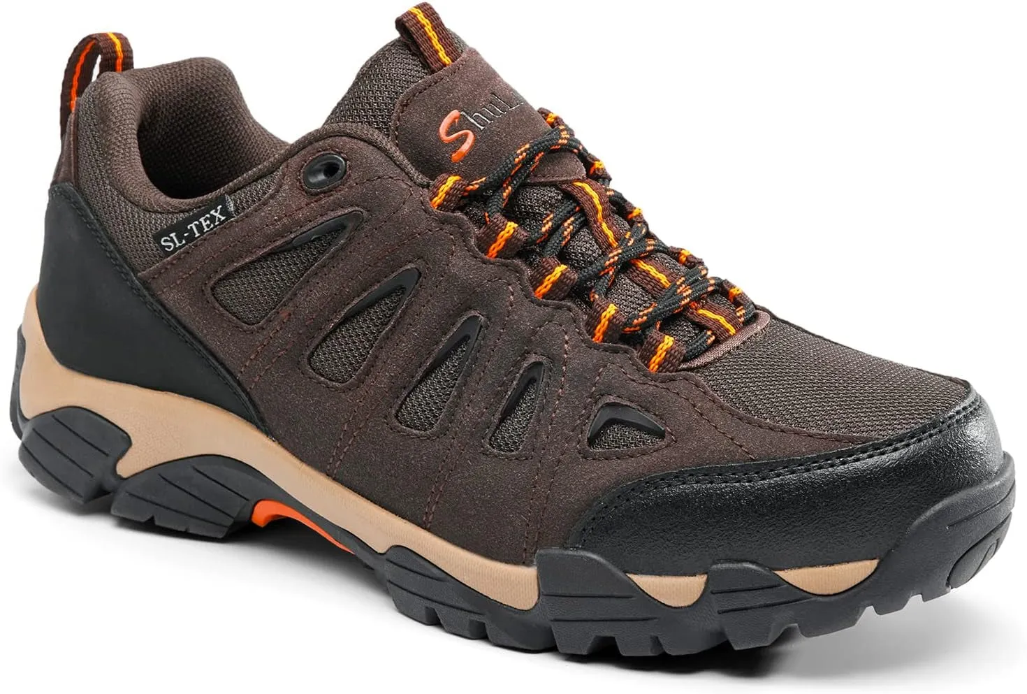 SHULOOK Men's Waterproof Hiking Shoes Lightweight anti Slip