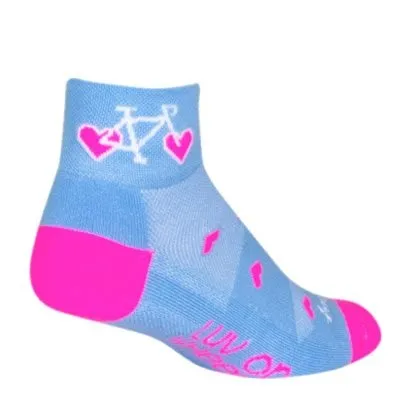 SockGuy Women's Wheel Luv 2" Channel Air Bike Sock