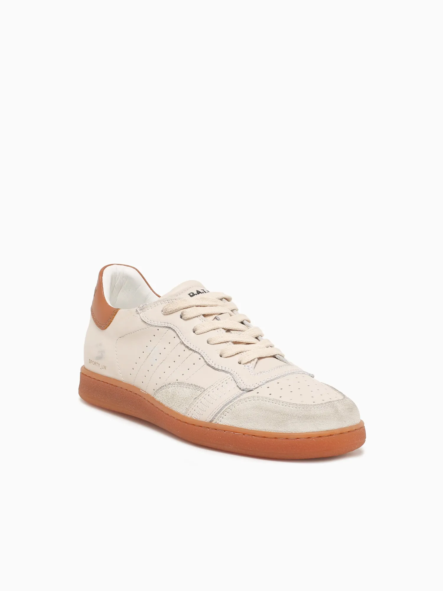 Sporty Low Ivory Calf