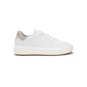 SUN68 BIG BOY LEATHER WHITE SNEAKERS FOR MEN