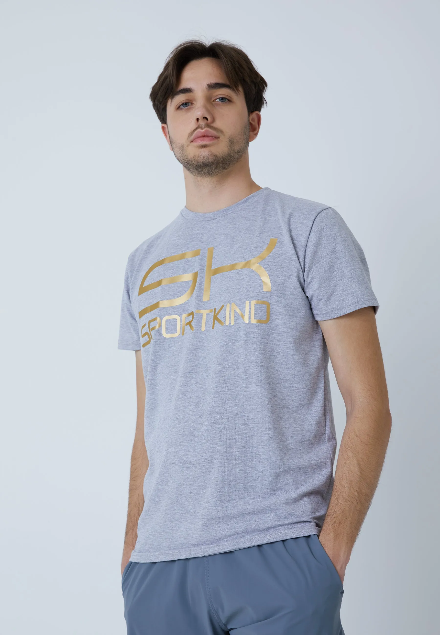 Training T-Shirt Cotton, grey