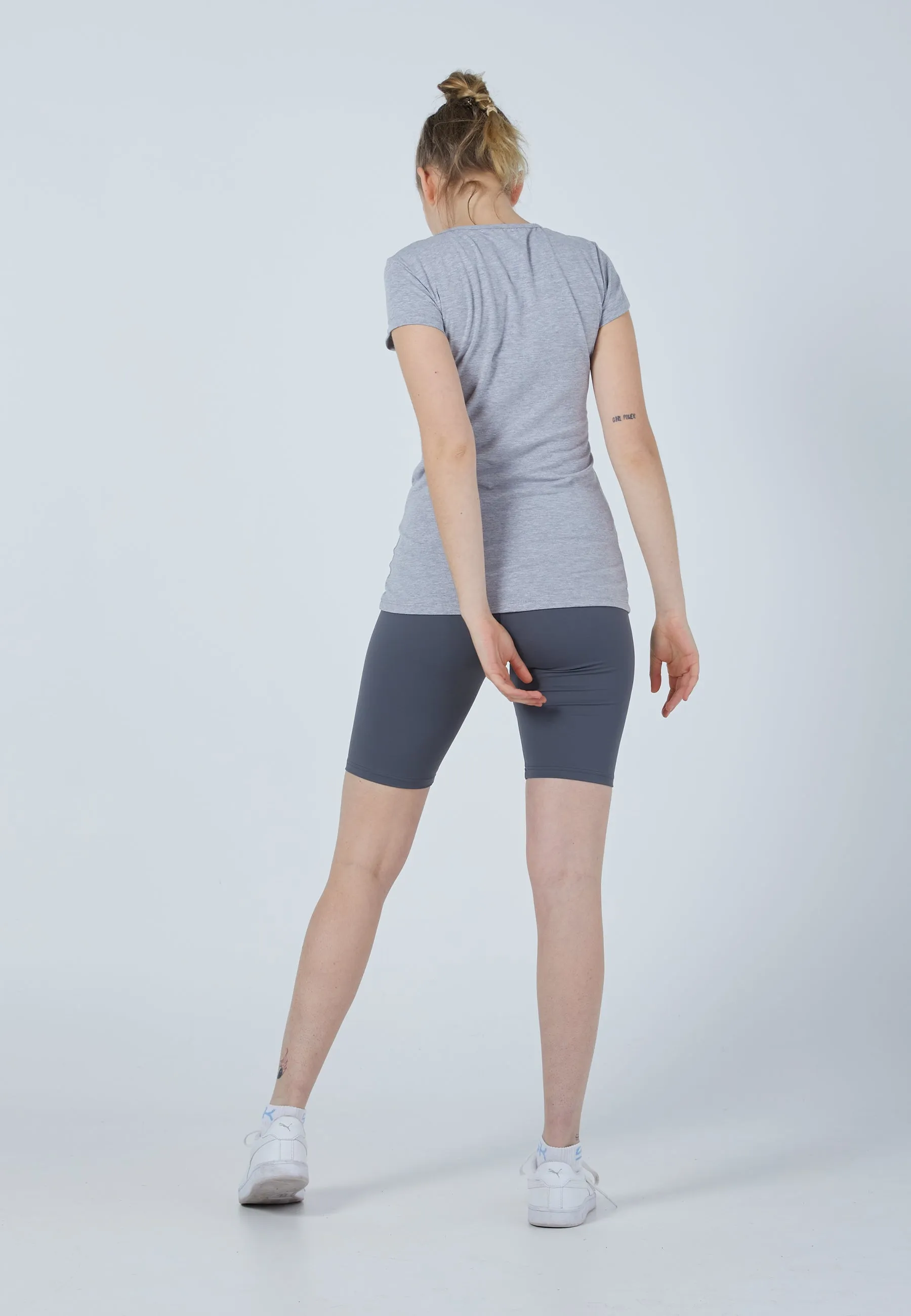 Training T-Shirt Cotton, light grey
