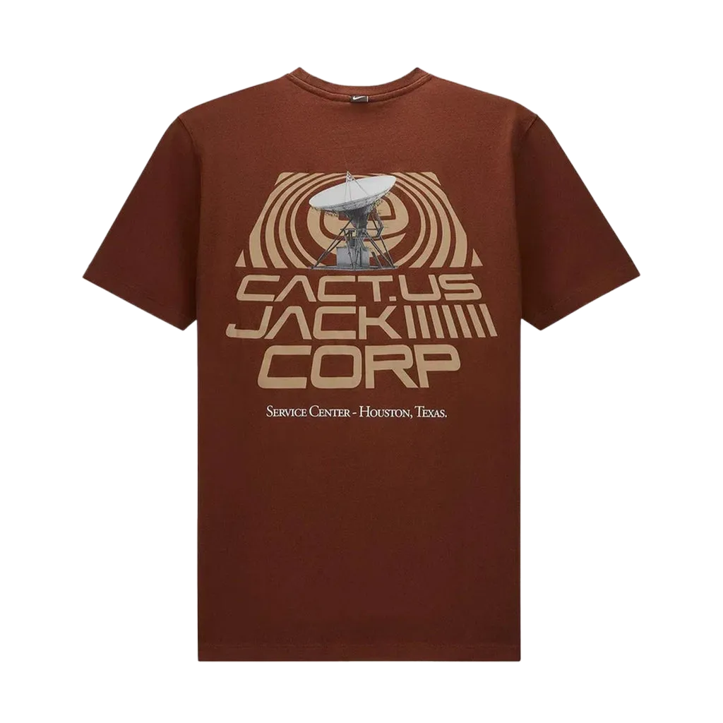 Travis Scott CACT.US CORP x Nike U NRG BH T-Shirt "Brown"