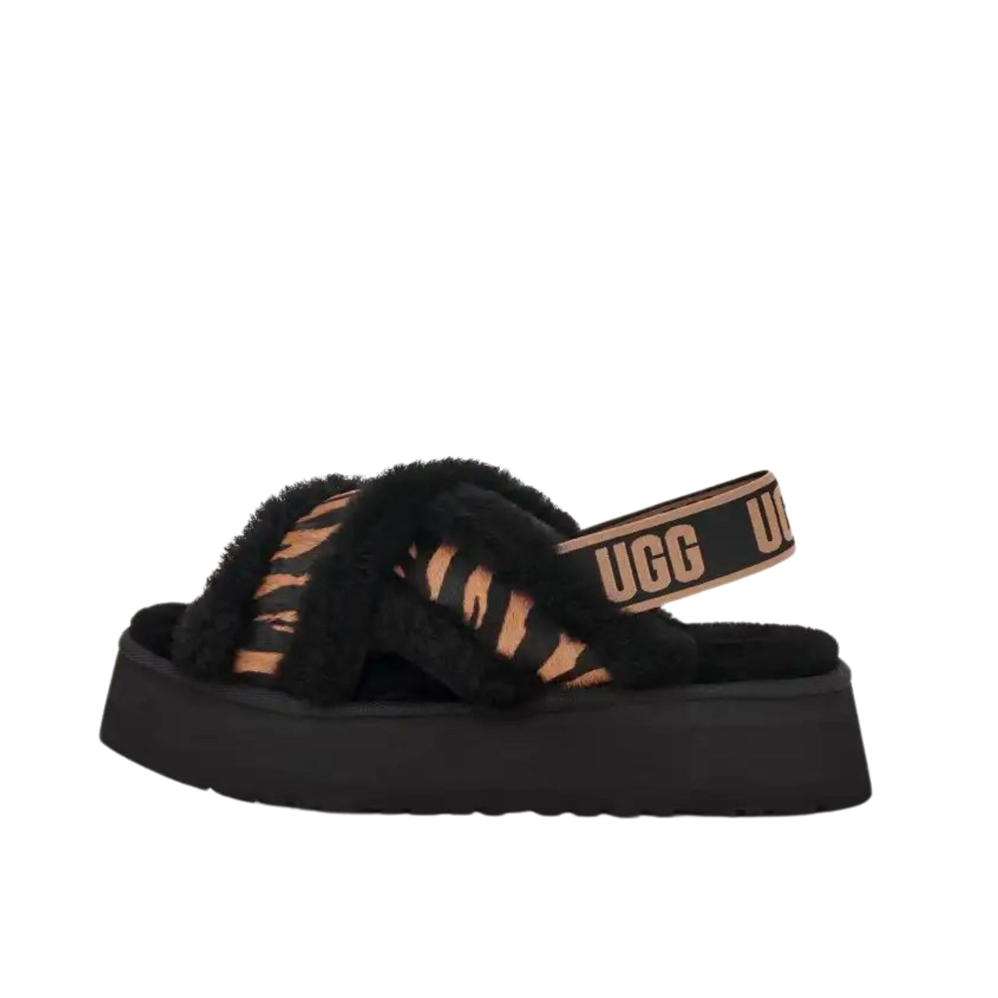 UGG - disco cross tiger slide print slippers
