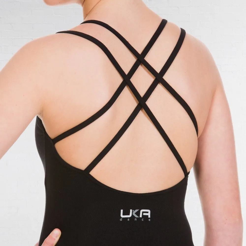 UKA Grade 5-8 and Majors Ballet & Tap Double Strap Cross Back Leotard