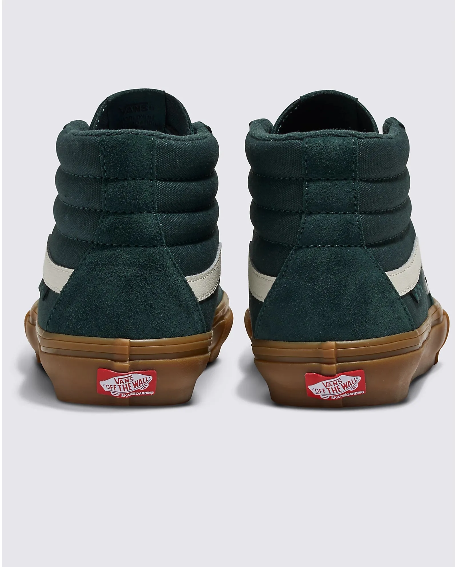 VANS Skate Sk8-Hi Shoes Dark Green/Gum