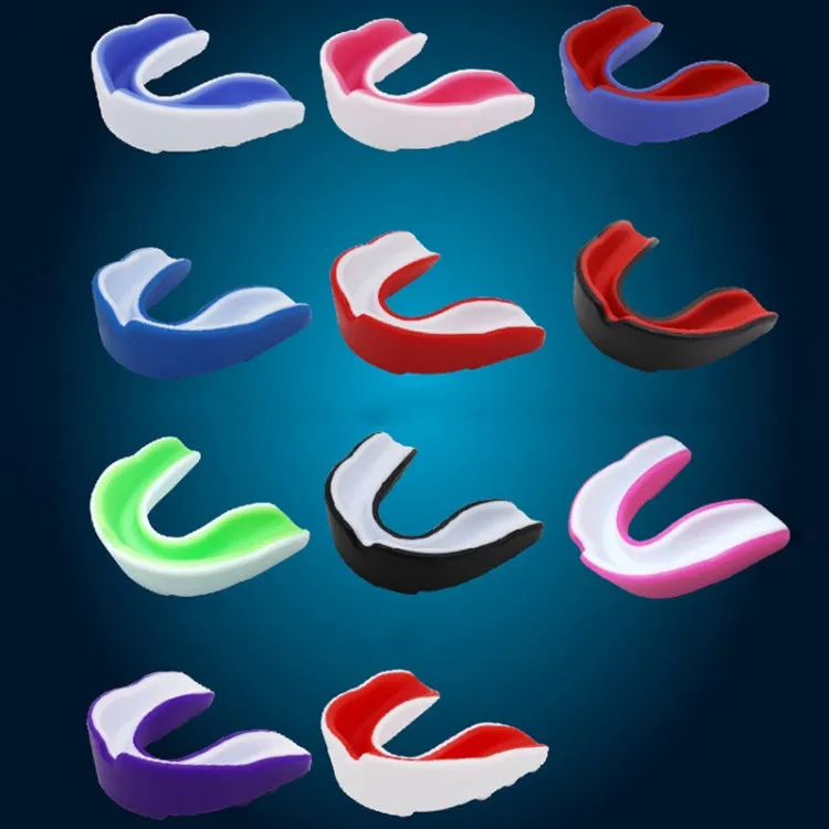 W003 Sanda Training Basketball Boxing Sports Mouth Guard EVA Braces, Style: Adult (Pink White)