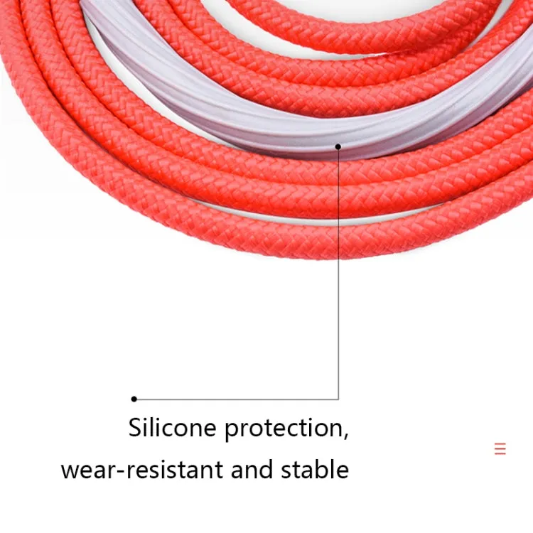 Weight-Bearing Skipping Rope Fitness Exercise Room Skipping Rope, Thickness: 6mm, Length: 3m(Red)