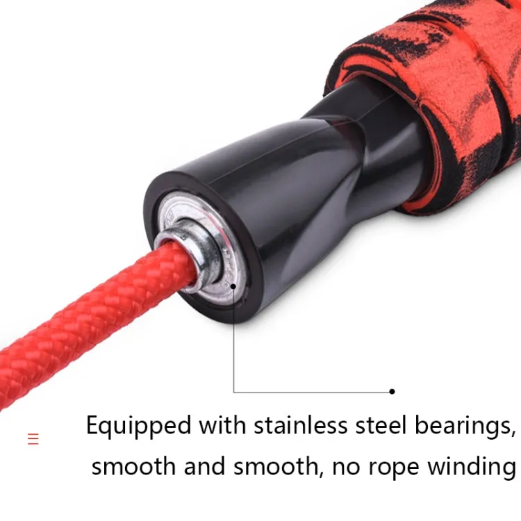 Weight-Bearing Skipping Rope Fitness Exercise Room Skipping Rope, Thickness: 6mm, Length: 3m(Red)