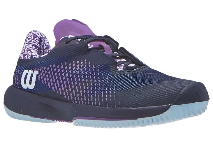 Wilson Kaos Swift 1.5 Ladies Tennis Shoe - Navy/Infrared