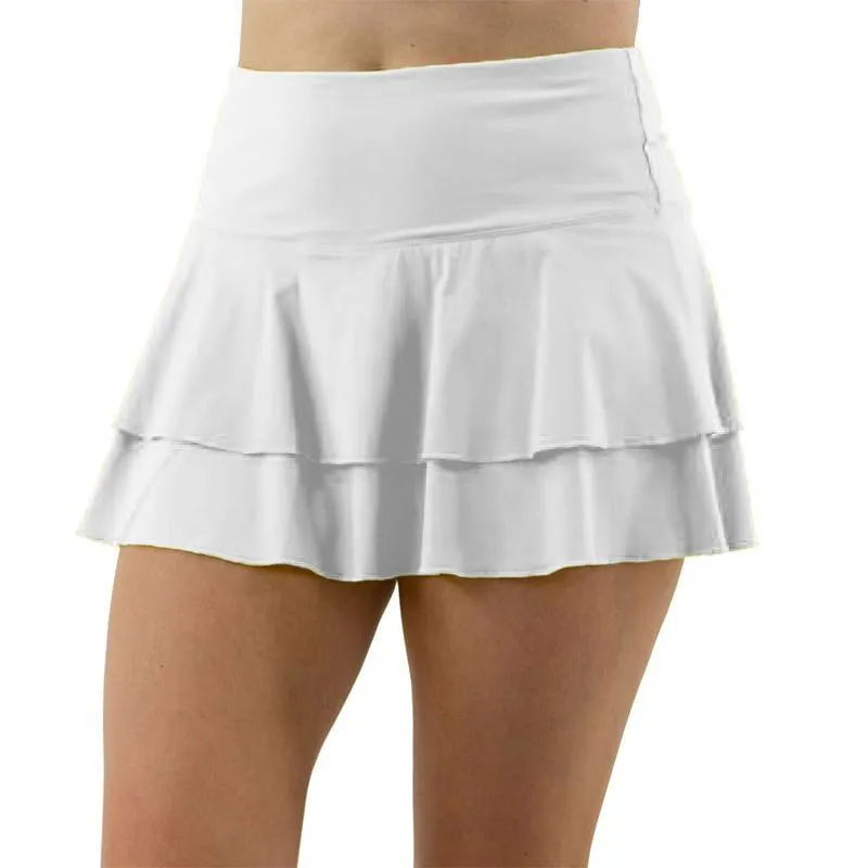 Women`s Essentials Tiered Ruffle Tennis Skort