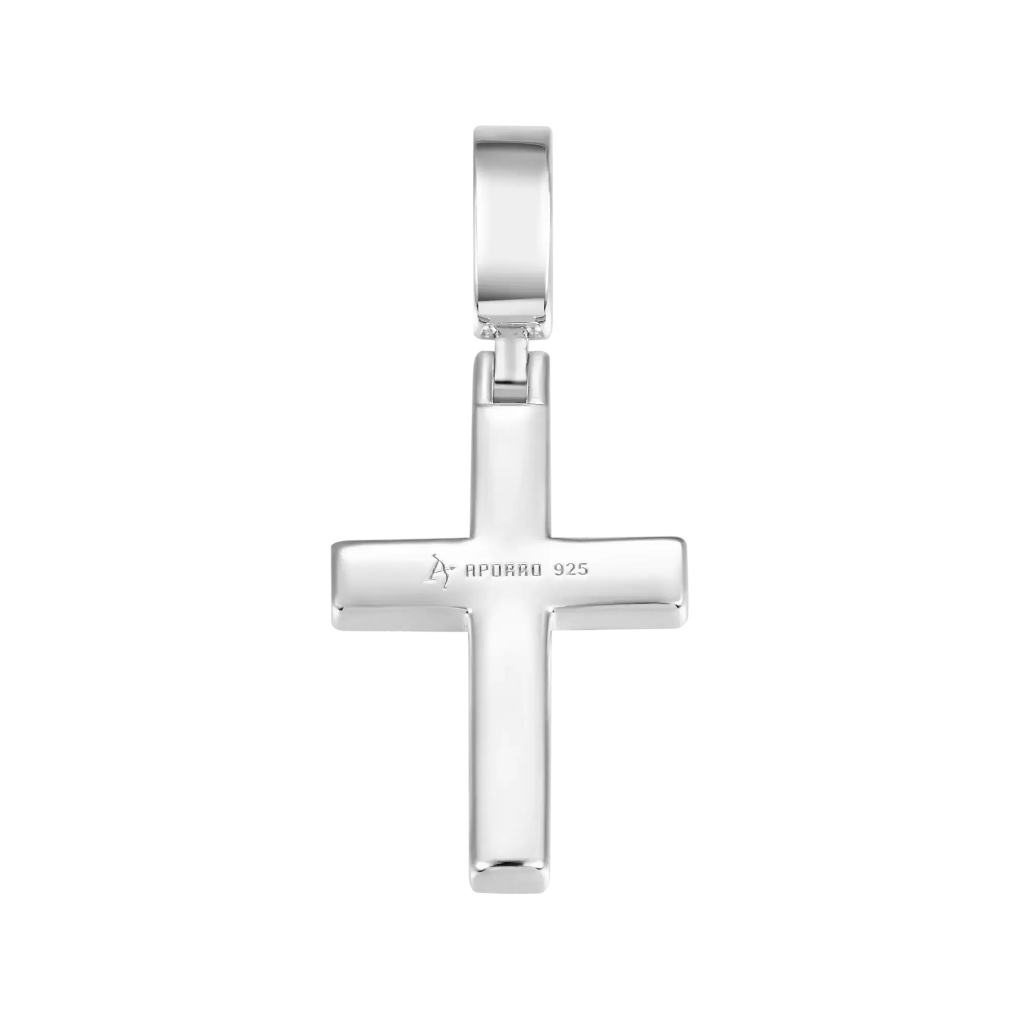 Women's Solid Tennis Cross Pendant - Small