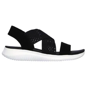 Women's Ultra Flex Neon Star sandal (Black)