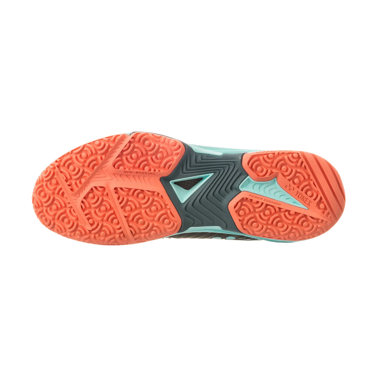 Yonex Men's Power Cushion Sonicage 3 Clay Tennis Shoes in Black/Sky Blue