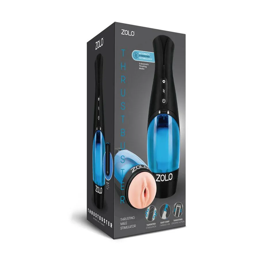 Zolo Thrustbator for Men | Automatic Thrusting Rechargeable Pocket Pussy Stroker